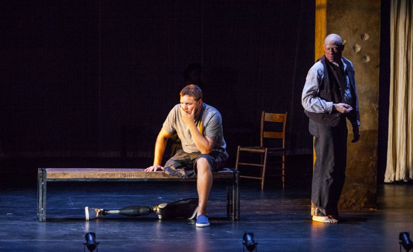 Paul Hurley and Keith Thompson in Healing Wars. Photo: Marina Levitskaya.